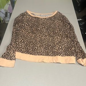Long Sleeve Leopard Print Shirt